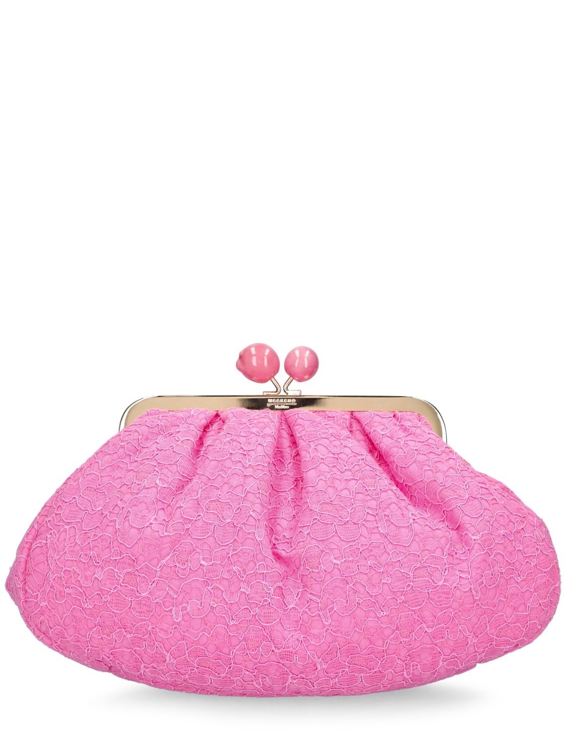 Max Mara Weekend Pink Lace Clutch "Pasticcino" Bag